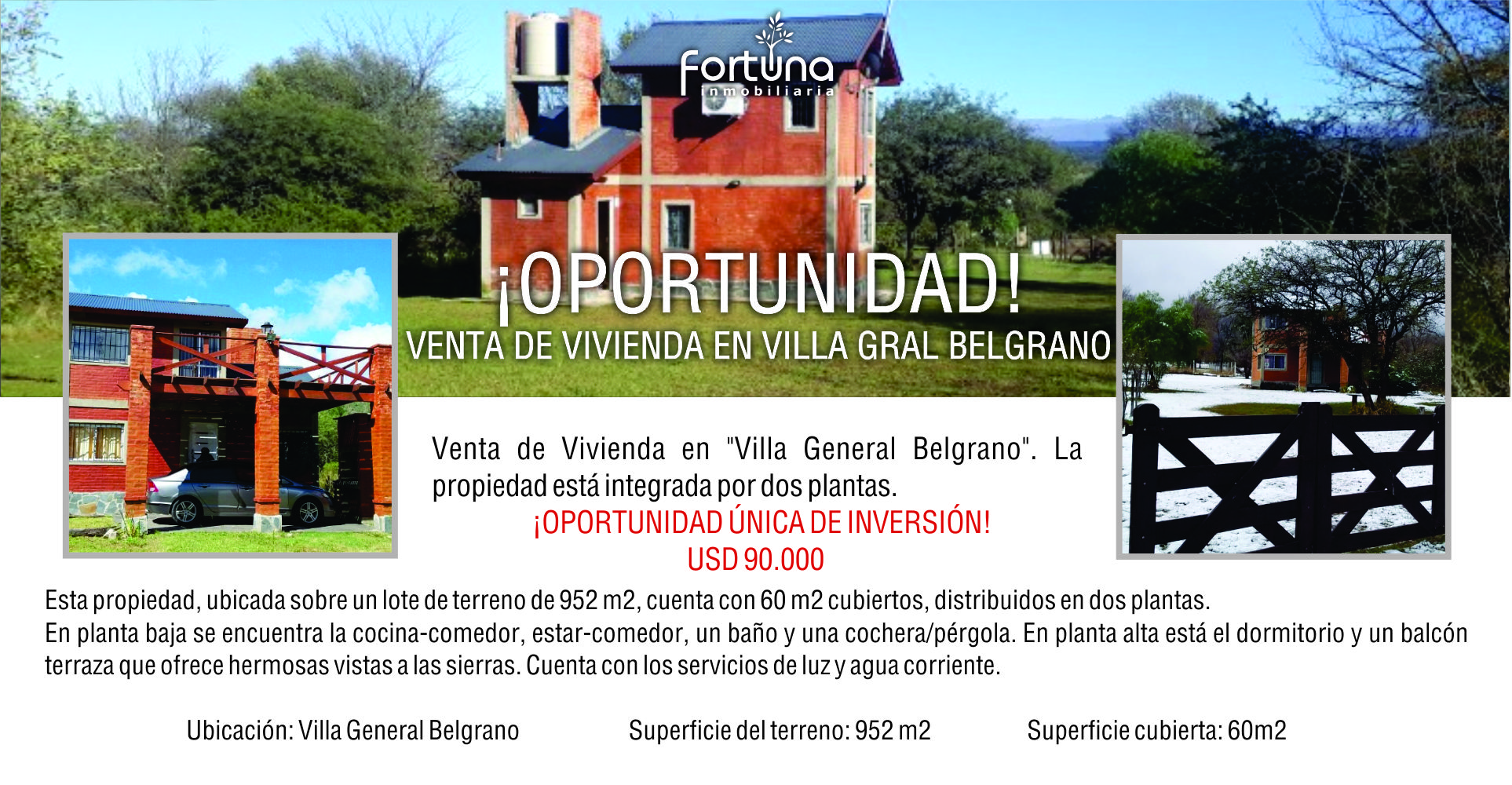 VIV263-VentaDeVivienda-VillaGegenralBelgrano-FortunaInmobiliaria-CasaEnVenta-HoldingFortuna